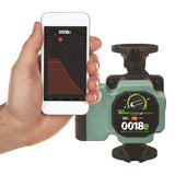 Taco 0018e 2F4 hydronic radiant floor bluetooth variable speed pump circulator - phone mobile application