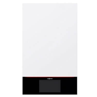 Viessmann B1HE-120 - 120000 Btu Vitodens 100-W gas-fired condensing boiler for in-floor hydronic water and glycol radiant floor heating system