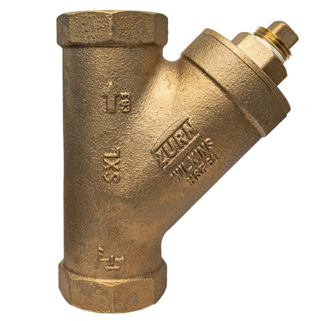 Zurn 1-1/4" SXL cast bronze strainer - side