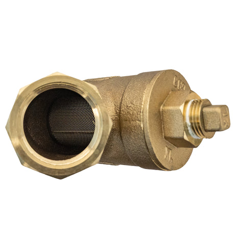 Zurn 1-1/4" SXL cast bronze strainer - top