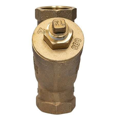 Zurn 1-1/4" SXL cast bronze strainer - front