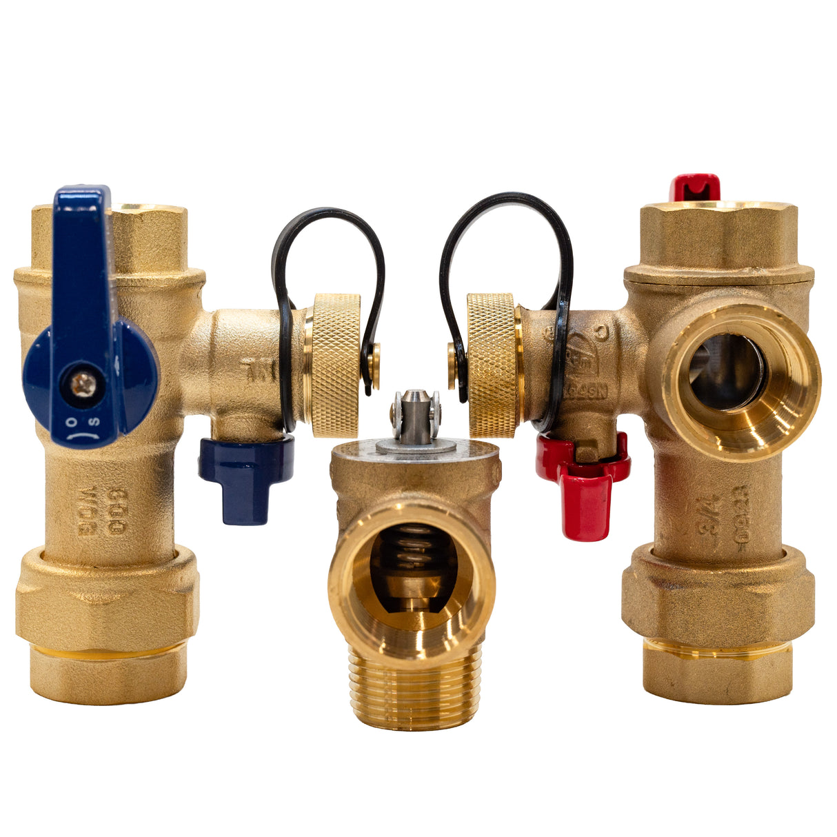 3/4" NPT Tankless Water Heater 150 PSI Valves Kit