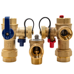 Calefactio TK075N 3/4" NPT Tankless water heater 150 psi valves kit - front