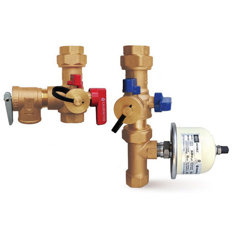 Calefactio TK075NTE 3/4" NPT Tankless Water Heater Valves With Expansion Tank