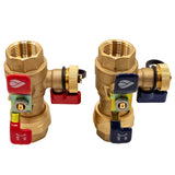 Ensemble de valves pour chauffe-eau sans réservoir 1" NPT sans soupape de sécurité