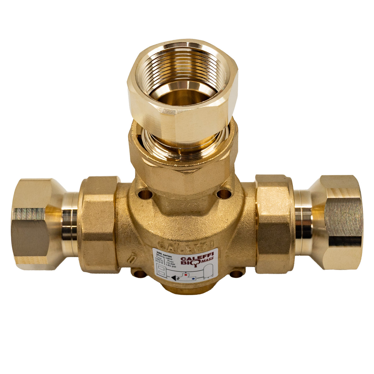 1-1/4″ NPT wood boiler protection mixing valve | Caleffi 280176A ...