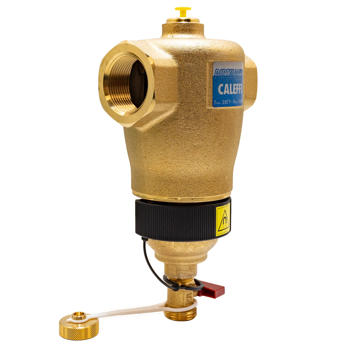 Caleffi 546307am 1-1/4″ NPT DirtMag Pro Dirt Separator - left