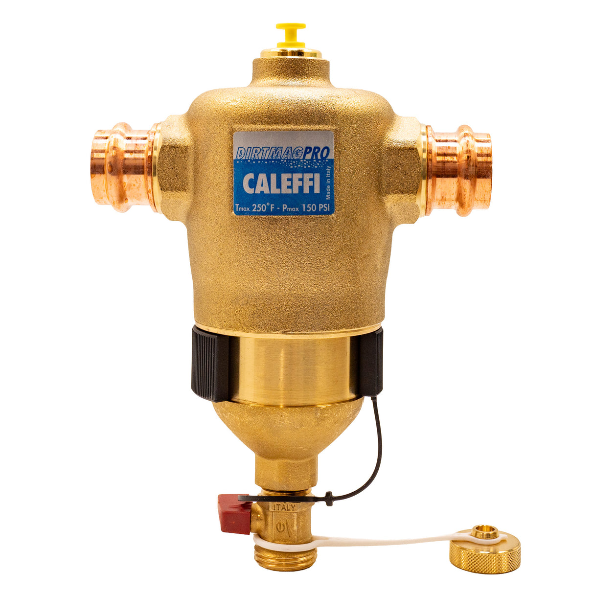 Caleffi 546366AM 1″ inch PRESS DirtMag Pro Dirt Separator - back