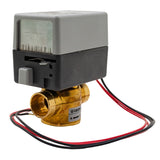 Valve de zone 2 voies, 3/4" soudé, 24VAC, avec actuateur normalement fermé