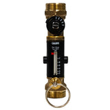 Front view of Caleffi 132550AFC Balancing Valve with flowmeter 