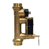 Side view of Caleffi 132550AFC Balancing Valve with flowmeter 