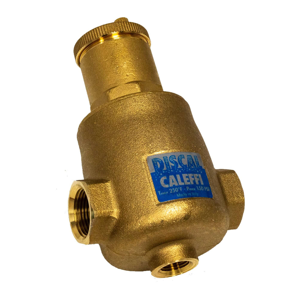 Top view of Caleffi 551006A Discal 1" Compact Air Separator - front
