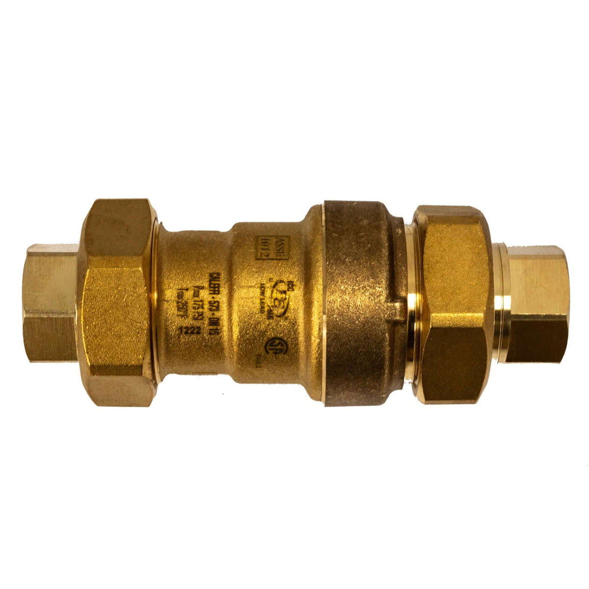 1/2" Union Dual check backflow preventer with atmospheric vent