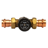 Caleffi 521506A 3/4″ MixCal Adjustable Thermostatic and Pressure Balanced Mixing Valve (press) - top view