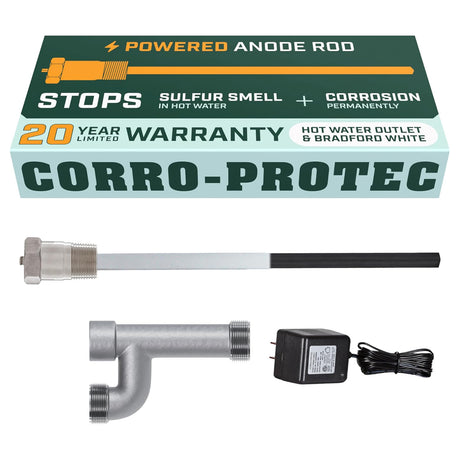 Corro-Protec Titanium Powered Anode for Bradford White water heater tank