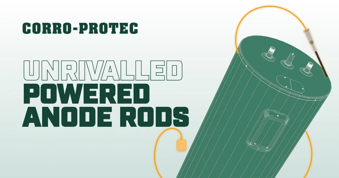 Corro-Protec unrivalled powered anode rods for water heater