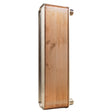 1" inch 50 plates brazed heat exchanger - right