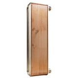 1" inch 50 plates brazed heat exchanger - right
