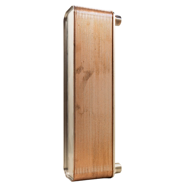 1" inch 50 plates brazed heat exchanger - right