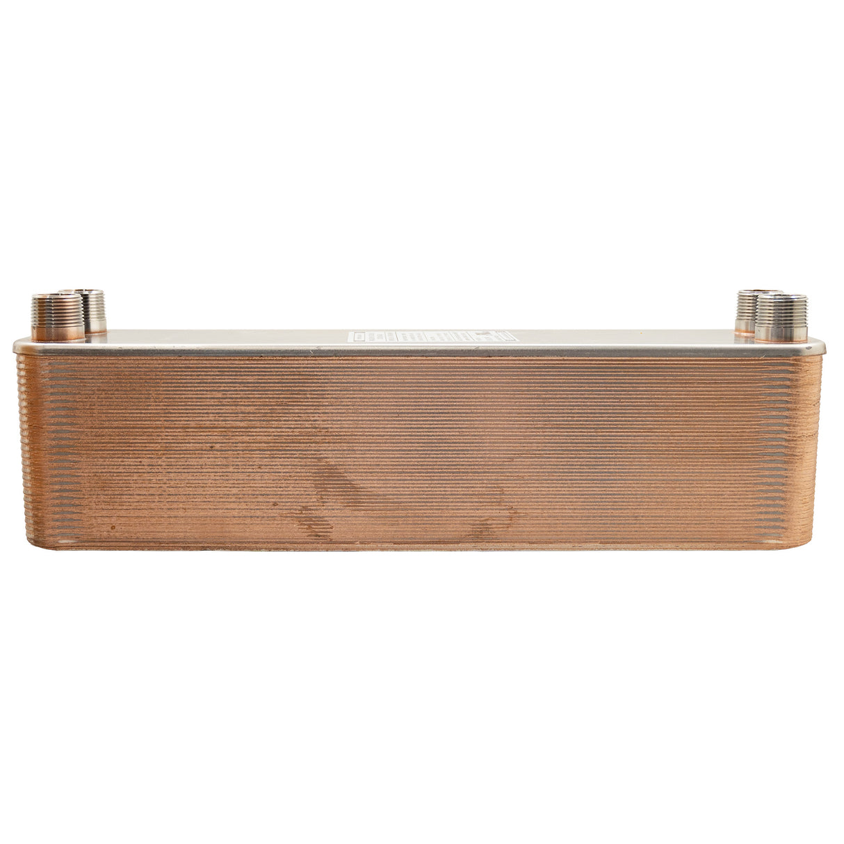 1" inch 50 plates brazed heat exchanger - flat