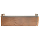 1" inch 50 plates brazed heat exchanger - flat