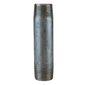 3/4" NPT nipple - 4" long 304 Stainless Steel pipe fitting outside thread standing view