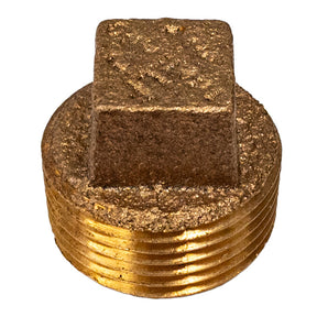 3/4" inch brass NPT plug