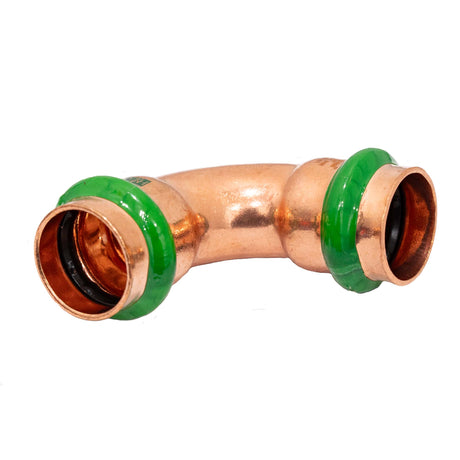 3/4" X 3/4" 90° Elbow CopperPress Fitting - top view