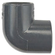 PVC 90° Elbow 3/4" SxS Sch40 Grey