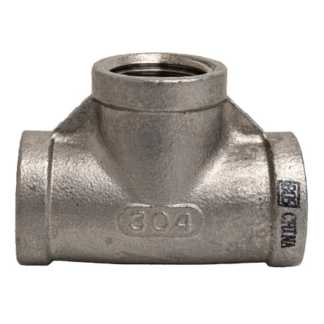 3/4" Stainless Steel Inox Tee - horizontal view