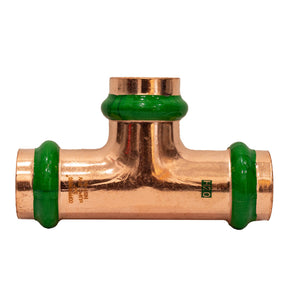 3/4" X 3/4" X 3/4" Tee CopperPress Fitting - front view
