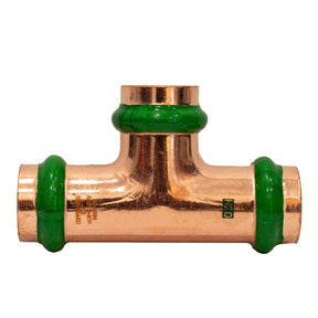 3/4" X 3/4" X 3/4" Tee CopperPress Fitting - front view