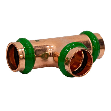 3/4" X 3/4" X 3/4" Tee CopperPress Fitting - top view