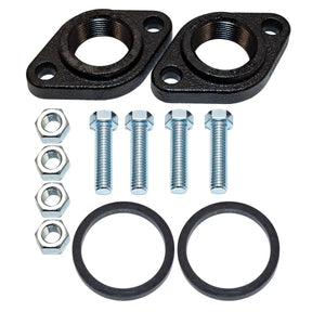 Grundfos 519603 1" 1/4" inch NPT cast iron flanges