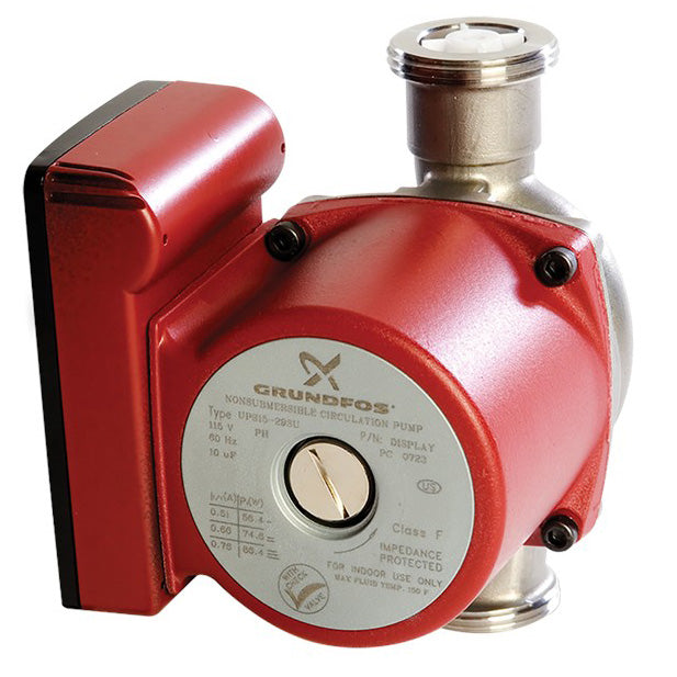 Pompe circulatrice Grundfos Superbrute UPS 15-55 SFC, 115V, 3 vitesses, en acier inoxydable