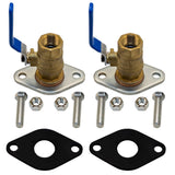 Grundfos Bronze 3/4'' NPT GF15/26 Treaded Dielectric Isolation Pump Flanges (pair)