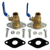 Grundfos 96806135 3/4" Soldered End isolation flanges - pair