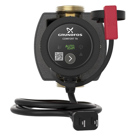 Grundfos 98420224 Comfort 10-16 TA BU/LC, 115V/230V Domestic Hot-Water Recirculation Circulator Pump - front