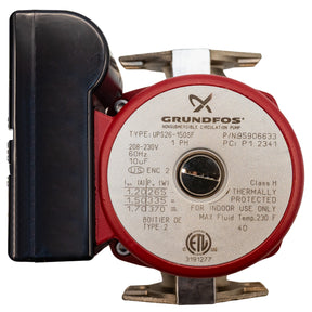 Grundfos 95906633 UPS26-150SF circulator pump - front