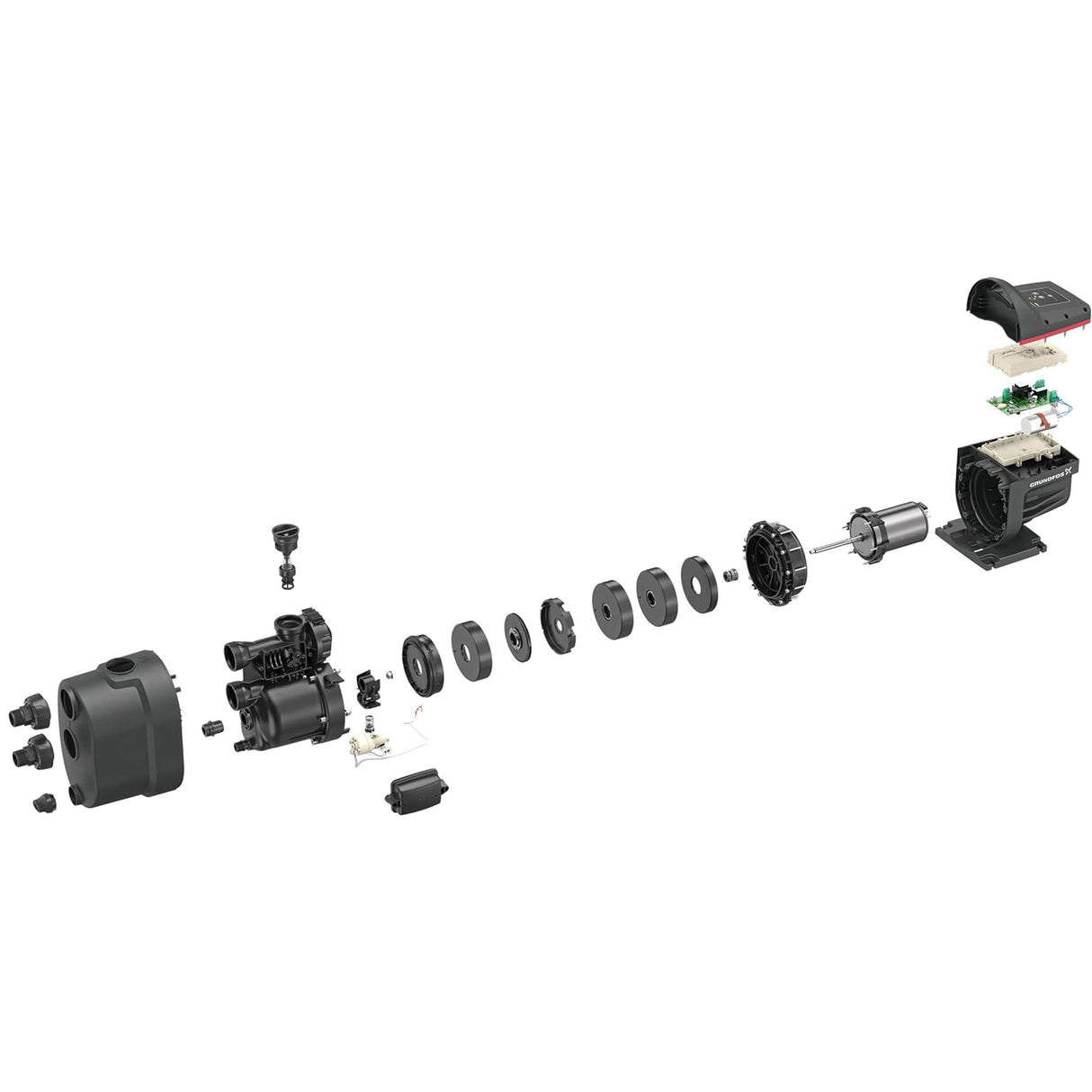 Grundfos 99631742 SCALA1 pressure booster pump - parts