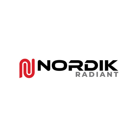 Logo Nordik Radiant - hydronic water and glycol radiant floor heating system specialist 