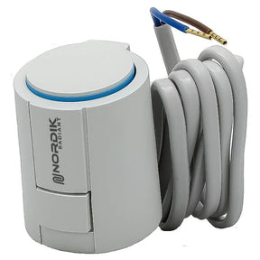 Nordik Radiant 2 wires actuator zone valve for water and glycol radiant floor manifold - box