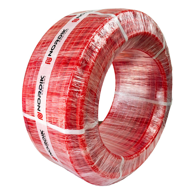 5/8" EVOH 300' oxygen barrier PEX for hydronic radiant floor - side view