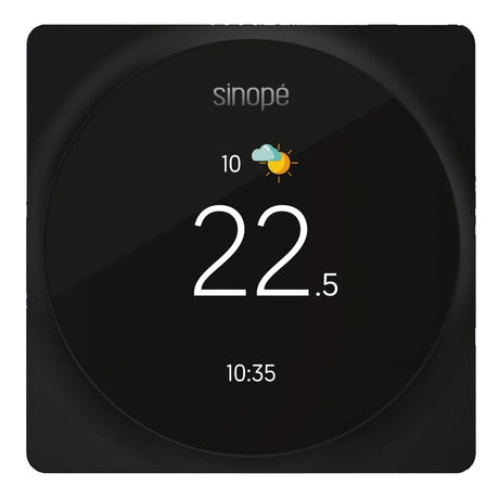 Sinope TH6500WF Wifi HVAC Central heating smart thermostat - display screen