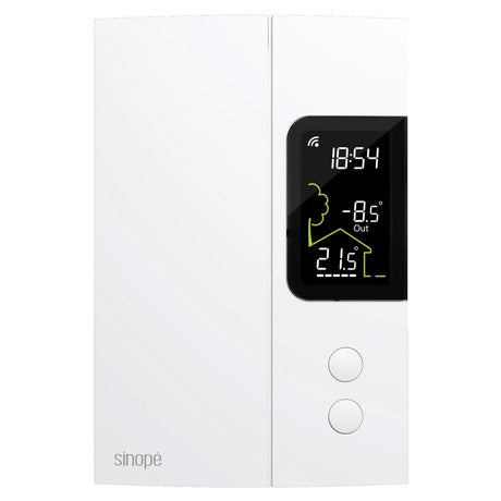 Sinope TH1123ZB smart thermostat for 3000W electric baseboard - front 