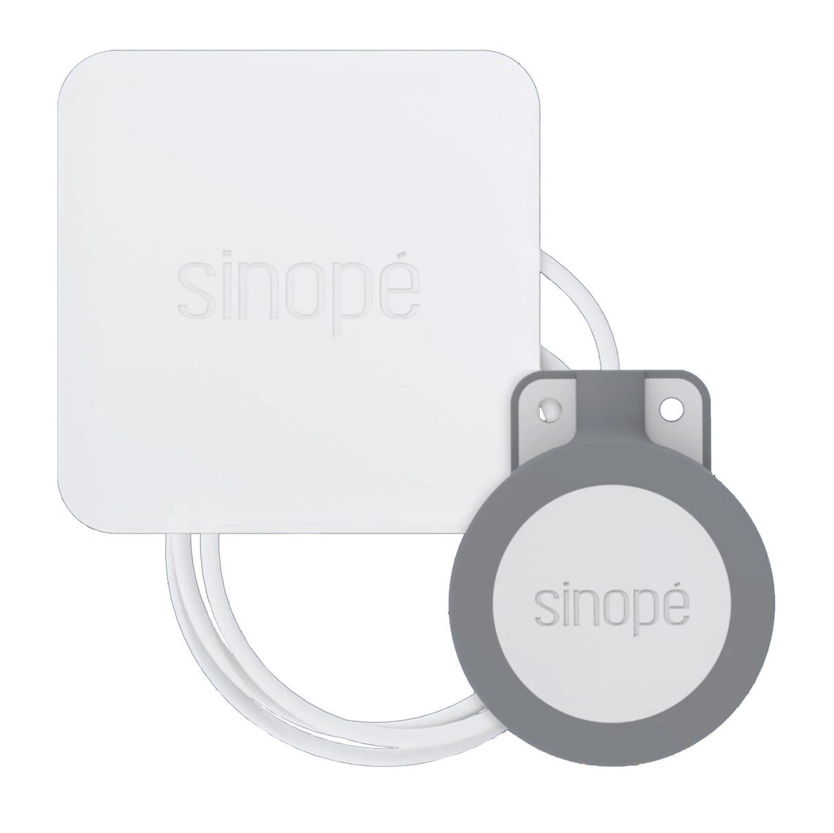 Sinope WL410S water leak detector with sensor - top view
