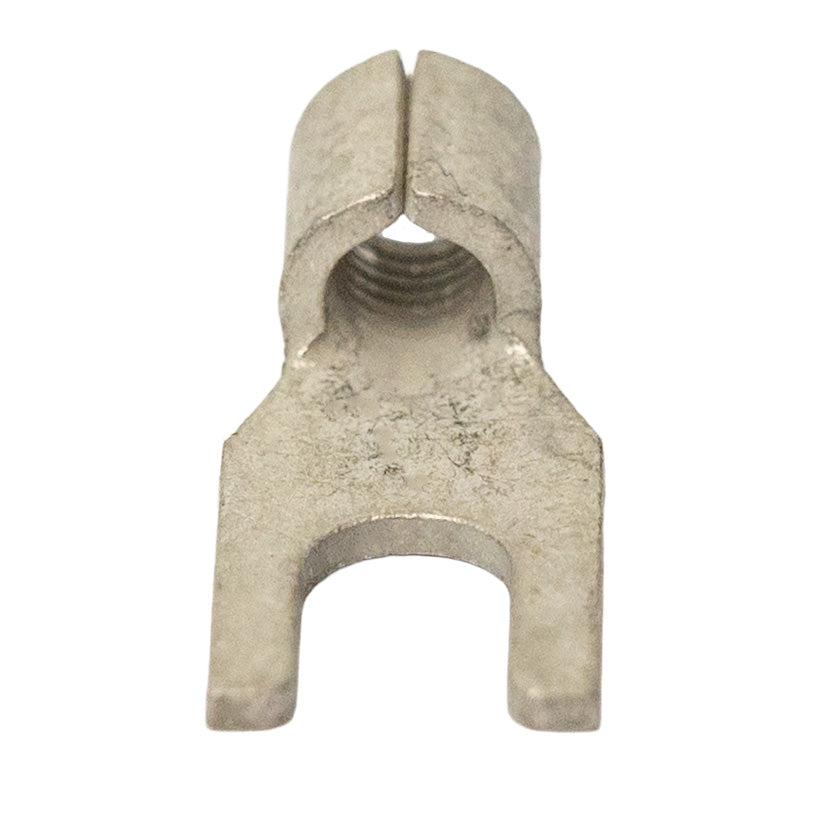T2-ZEL600-Y1210-8 Thermo 2000 boilers 12-10GA Stud 8 copper spade non insulated terminal - front