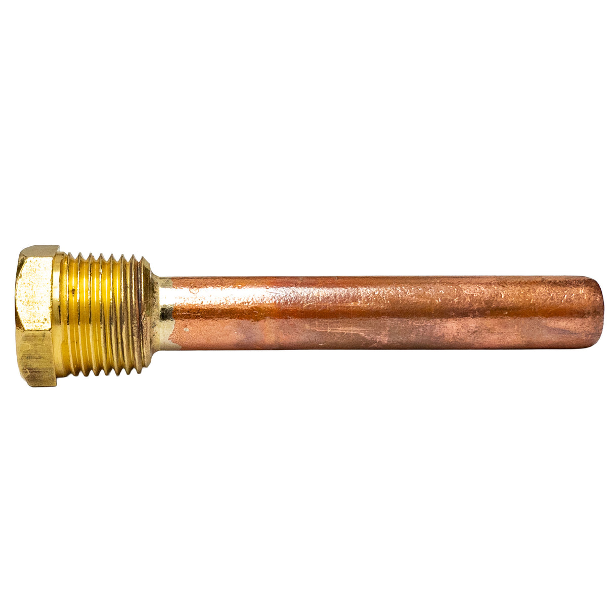 ZMC100-1/2x37/8 Thermo 2000 Ultra boiler temperature probe Thermowell  replacement - side