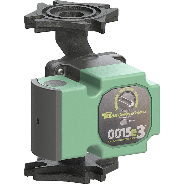 Taco 0015e3 F4 hydronic radiant floor bluetooth smart ecm variable speed pump circulator - left