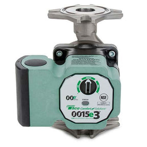 Taco 0015e3 SF4 hydronic radiant floor ecm variable speed pump circulator - front